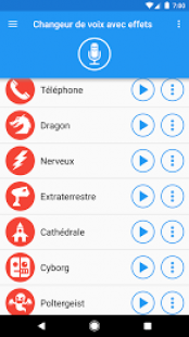 Changeur de voix avec effets 3