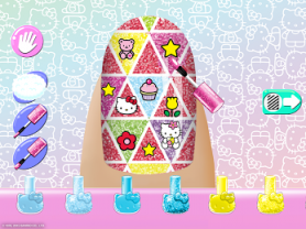 Salon de manucure Hello Kitty 2