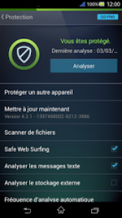 AVG Protection Xperia 2