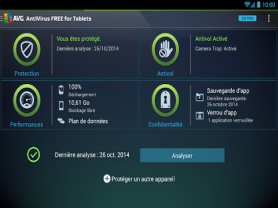 AVG AntiVirus Tablette 1