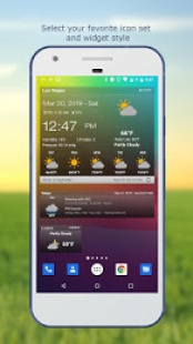 Mto & Horloge Widget 2