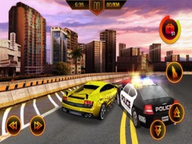 Chasse de voiture de police 1
