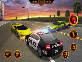 Chasse de voiture de police 2