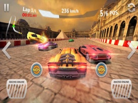 Course de voiture de sport 1