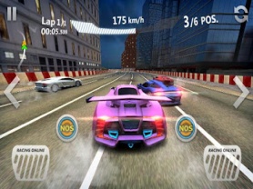 Course de voiture de sport 2