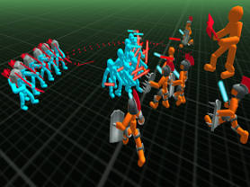 Stickman Simulator Neon Battle 2