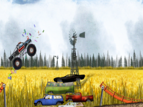 Stickman Downhill Monstertruck 2
