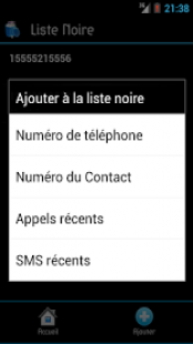 Blocage des Appels et SMS 2