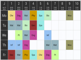 Calendrier scolaire 1