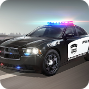 Chasse de voiture de police